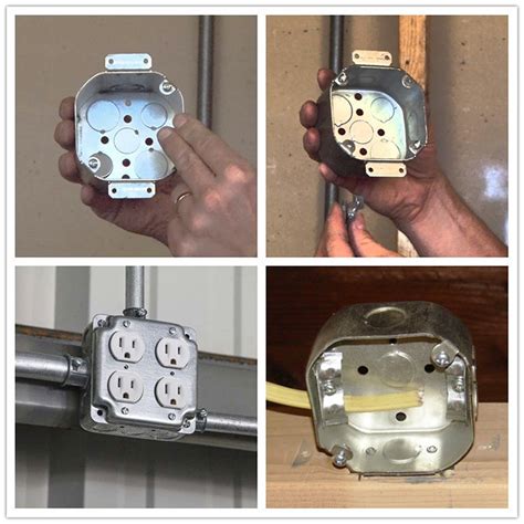 can you use a metal junction box outside|metal junction box replacement.